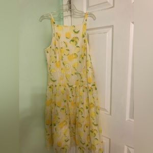 Ann Taylor Citrus Sleeveless Dress Size 10P